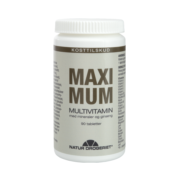 Natur Drogeriet Maximum m/ginseng 90 stk
