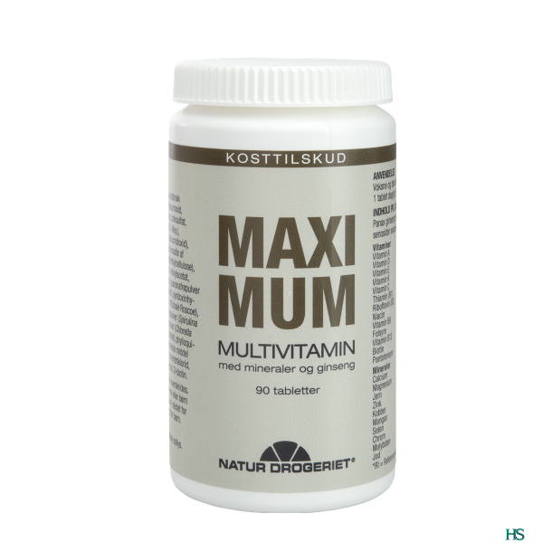 Natur Drogeriet Maximum m/ginseng 90 stk