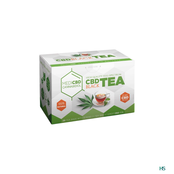 MediCBD 7.5mg CBD Tea � Black 20 breve