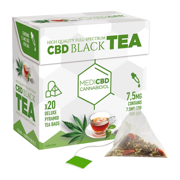 MediCBD Cannabis Black pyramide Tea