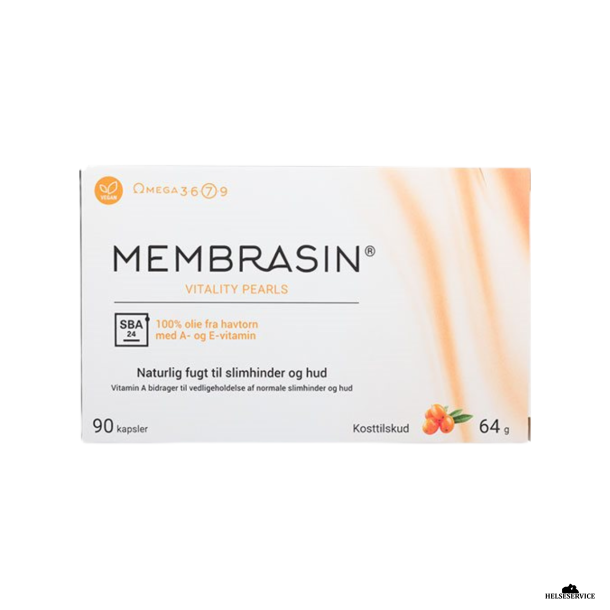 Membrasin Vitality Pearls m. havtorn 90 kaps.