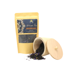 Artisan Tea Merlin's Favorite Earl Grey 50g sort l�s te med katostblomster og bergamotte.