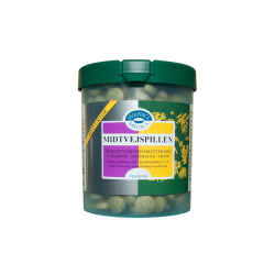 Holistica-Medica Midtvejspillen 340 stk. veganske urte vitaminer i stor gr�n b�tte.