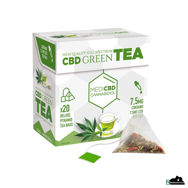 MediCBD 7,5 mg CBD Green Pyramide Tea (20 stk.)