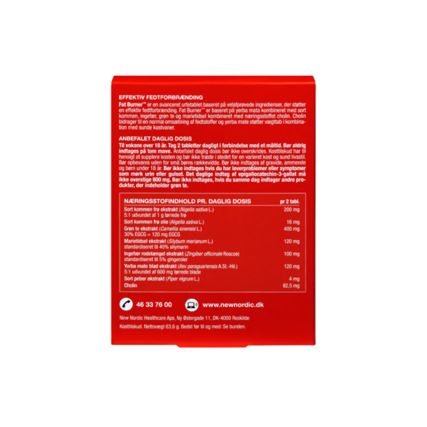 New Nordic Fat Burner 60 tab