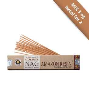 Golden Nag Amazon Resin (Breuzinho) � Eksklusiv H�ndrullet R�gelse 15 Sticks