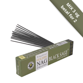 Golden Nag Black Sage � Eksklusiv H�ndrullet R�gelse 15 sticks