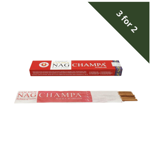 Golden Nag - Nag Champa 15g R�gelse 15 pinde