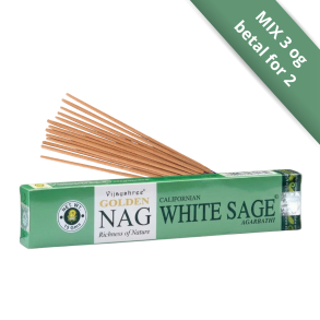 Golden Nag White Sage � Eksklusiv H�ndrullet R�gelse 15 sticks