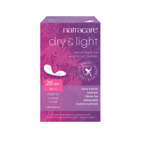 Natracare Dry and Light  Inkontinensbind 20 stk. 
