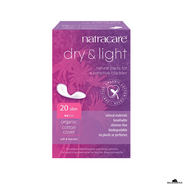 Natracare Dry and Light  Inkontinensbind 20 stk. 
