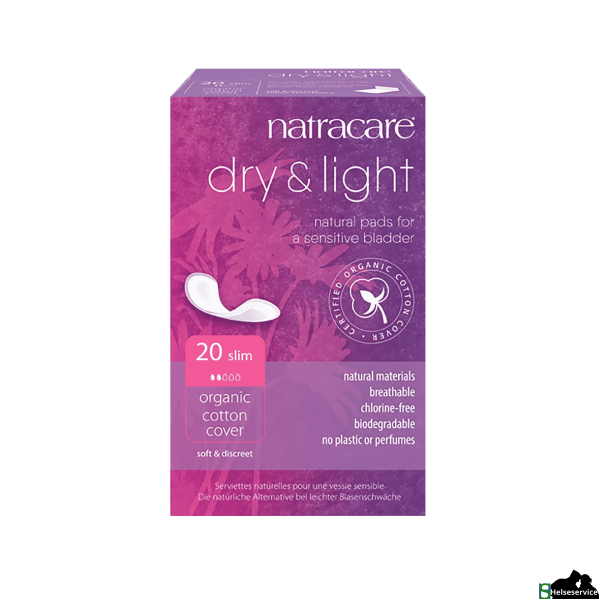 Natracare Dry &amp; Light  Inkontinensbind 20 stk. 