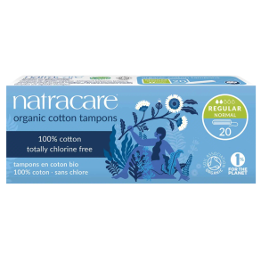 Natracare Tampon Regular  ko 20 stk.