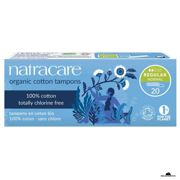 Natracare Tampon Regular  ko 20 stk.