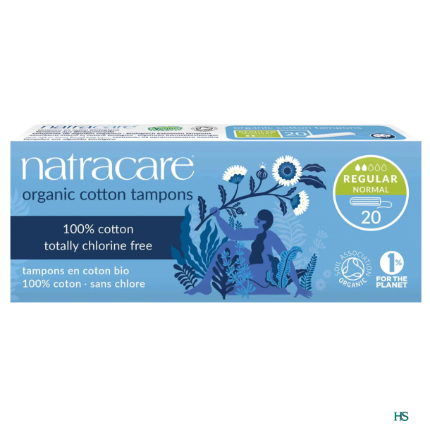 Natracare Tampon Regular  ko 20 stk.