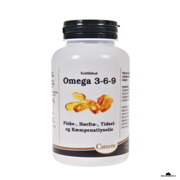 Camette Omega 3-6-9 (120 stk.)