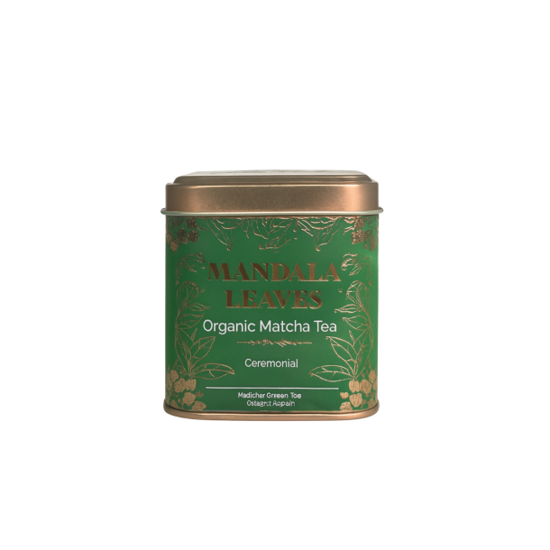 Mandala Leaves - Organic Ceremonial Matcha Tea 50g i d�se