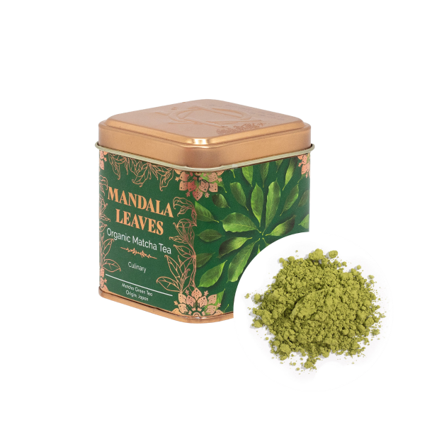 Mandala Leaves - Organic Culinary Matcha Tea 50g i d�se