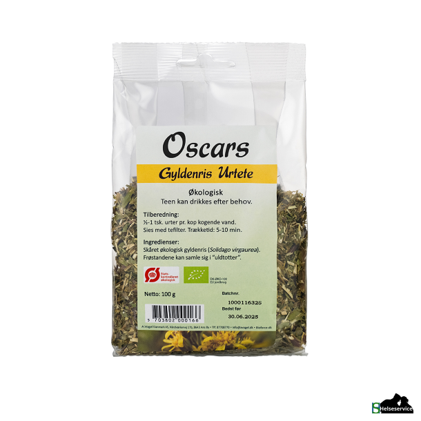 Oscars kologiske Gyldenris Urtete (100 g)