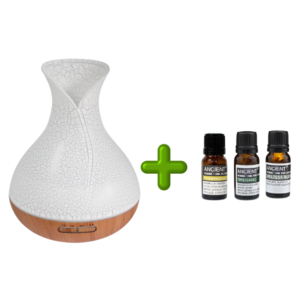 Palermo Aromaterapi Startpakke Tr�-look + 3 olier