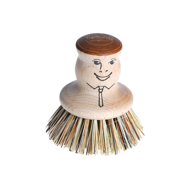 Pande- og grydeb�rste af naturfibre