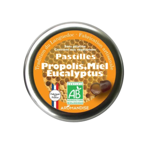 Aromandise Pastiller m. propolis, honning og eukalyptus ko 45g