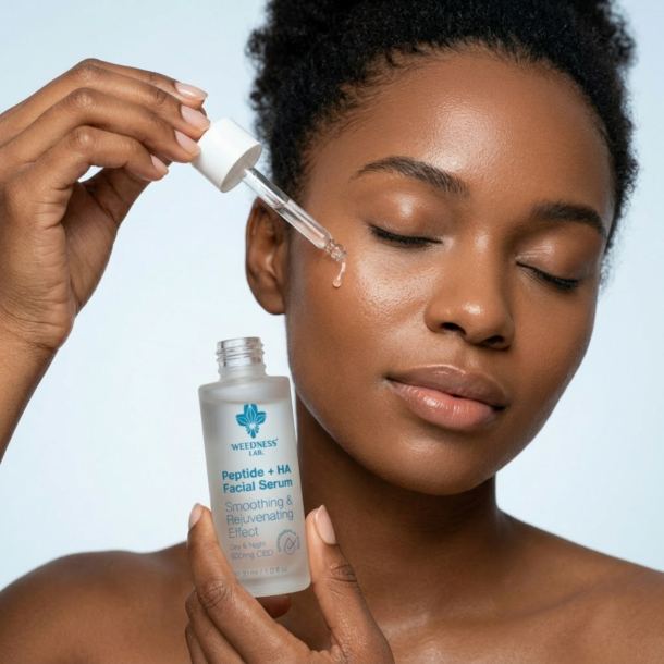 weedness Lab. Peptide + HA Smoothing &amp; Rejuvenating Facial Serum 30ml