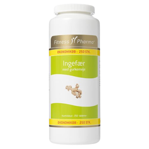 Fitness Pharma Ingefr m. Gurkemeje 250 stk.