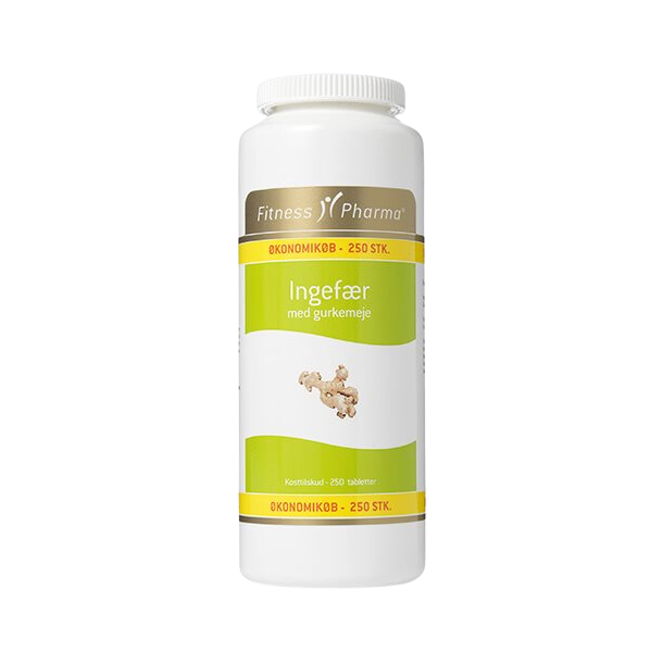 Fitness Pharma Ingef�r m. Gurkemeje 250 stk.