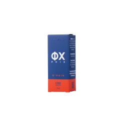 PHIX O'Pain Drops Premium Olie i en m�rkebl� 10ml �ske med et orange b�lte og et lysegr�nt MIX 3 tilbudsbanner hos Helseservice.
