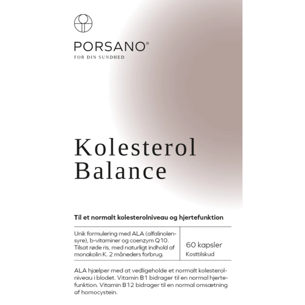 Porsano Kolesterol Balance