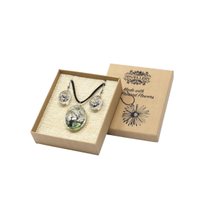 Smykkes�t m. Blomster � Tree of Life � White