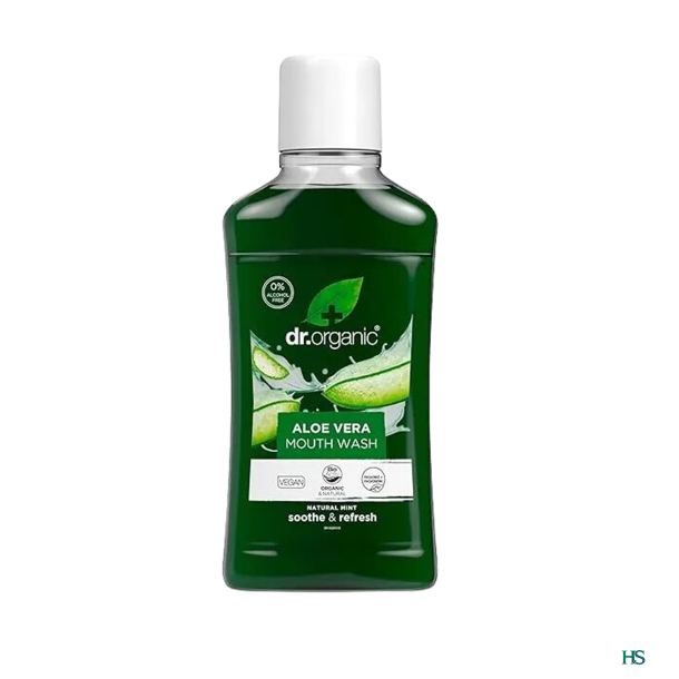 Dr. Organic Mundskyl Aloe Vera 500ml