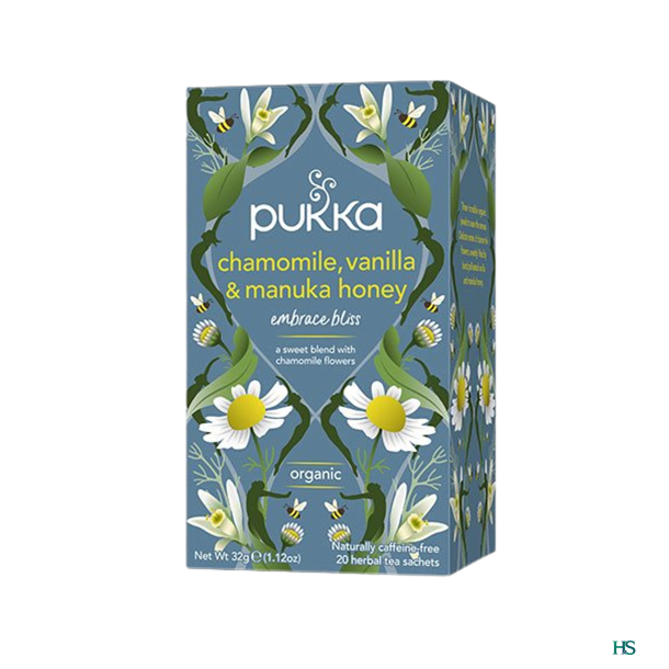 Pukka Chamomile te m. Vanilla og Manuka Honey  20 breve