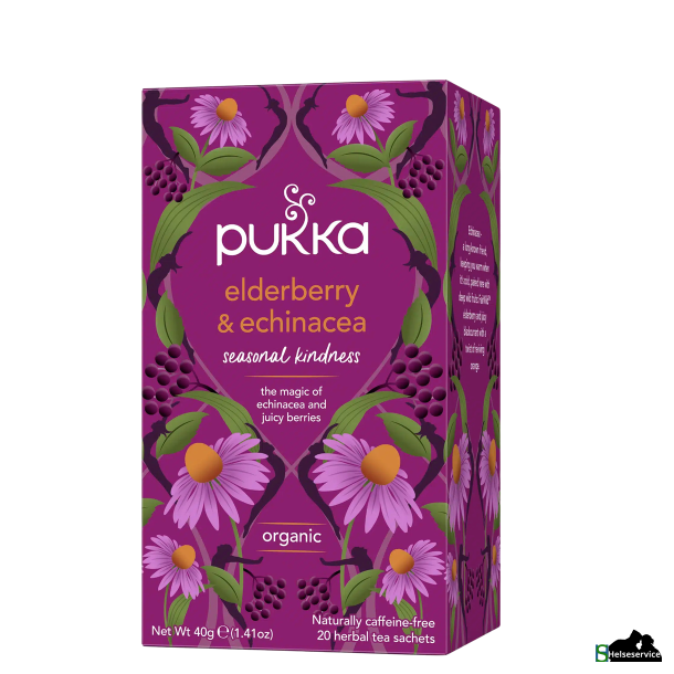Pukka Elderberry og Echinacea te ko 20 breve