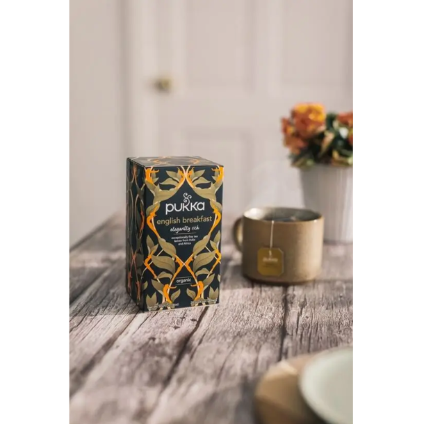 Pukka English Breakfast te 20 breve �ko