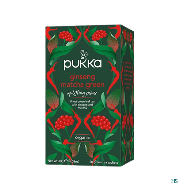 Pukka Ginseng matcha green tea 20 breve 