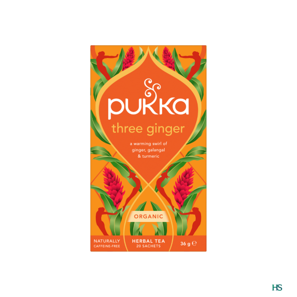 Pukka Three Ginger te  20 breve
