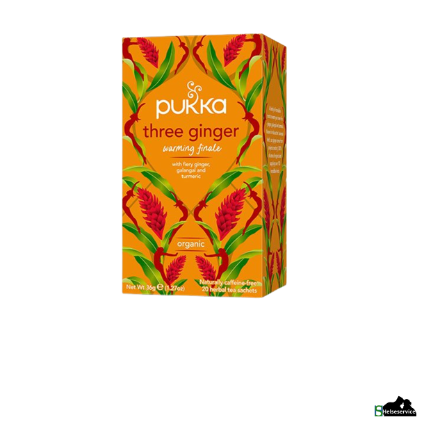 Pukka Three Ginger te  20 breve
