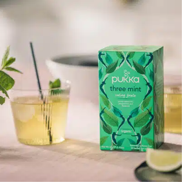 Pukka Three Mint te �ko 20 breve