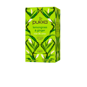 Pukka Lemongrass og Ginger te ko 20 breve