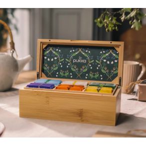 Pukka Bambusske til opbevaring af tebreve -tom 