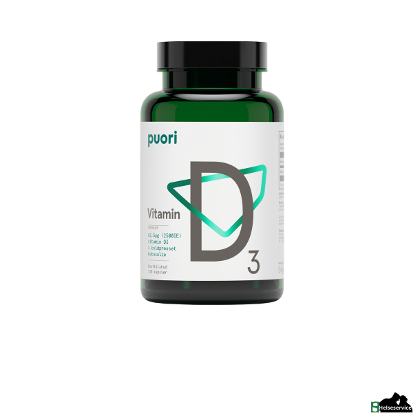 Puori D3-vitamin 62,5 g - 120 kap