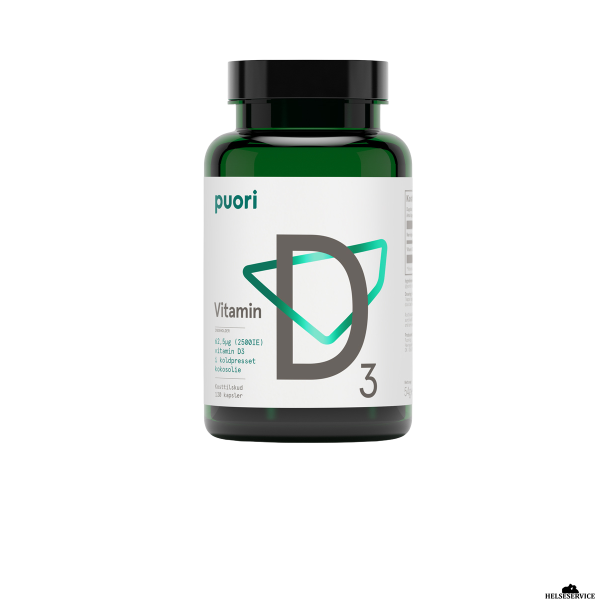 Puori D3-vitamin 62,5 g - 120 kap