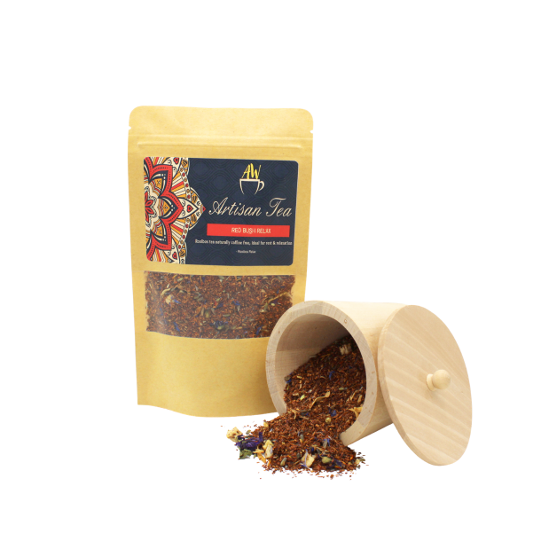 Red Bush Relax Tea 50g beroligende rooibos te med lavendel og �ble.