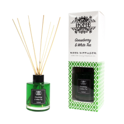 Aroma Diffuser Hvid Te &amp; Stikkelsb�r � Frisk &amp; Ren Duft 120ml