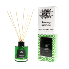 Aroma Diffuser Hvid Te & Stikkelsb�r � Frisk & Ren Duft 120ml