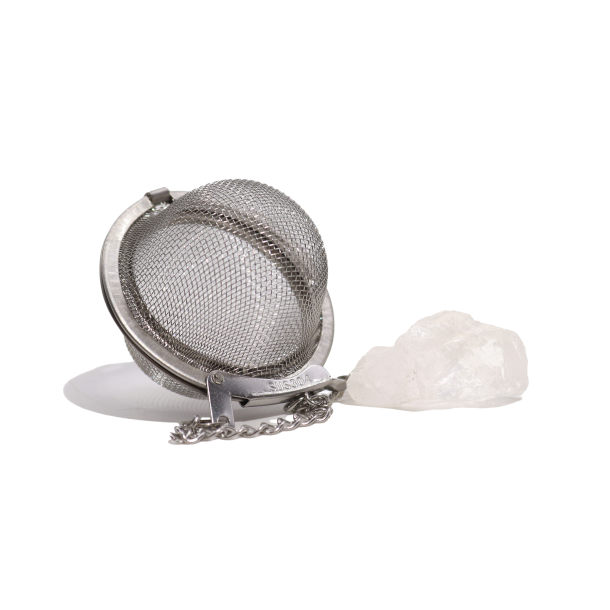 1 stk. Te-�g med �gte Bjergkrystal - Rock Quartz