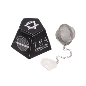 1 stk. Te-�g med �gte Bjergkrystal - Rock Quartz