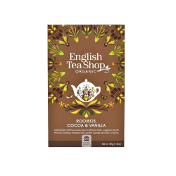 English Tea Shop Rooibos Cocoa Vanilla �kologisk te 20 breve �ske.